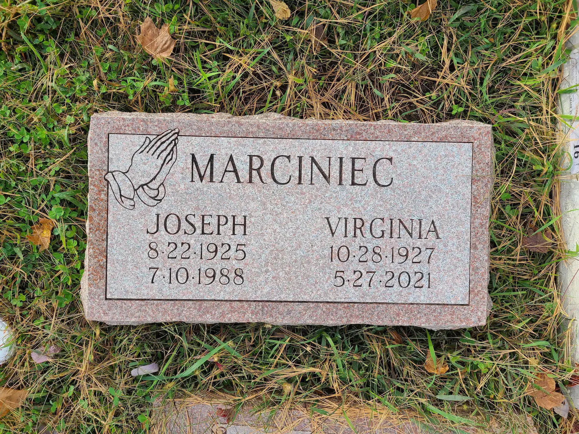 Granite Flush Marker hand-carved by Flush Marker Guide in NJ — image 2
